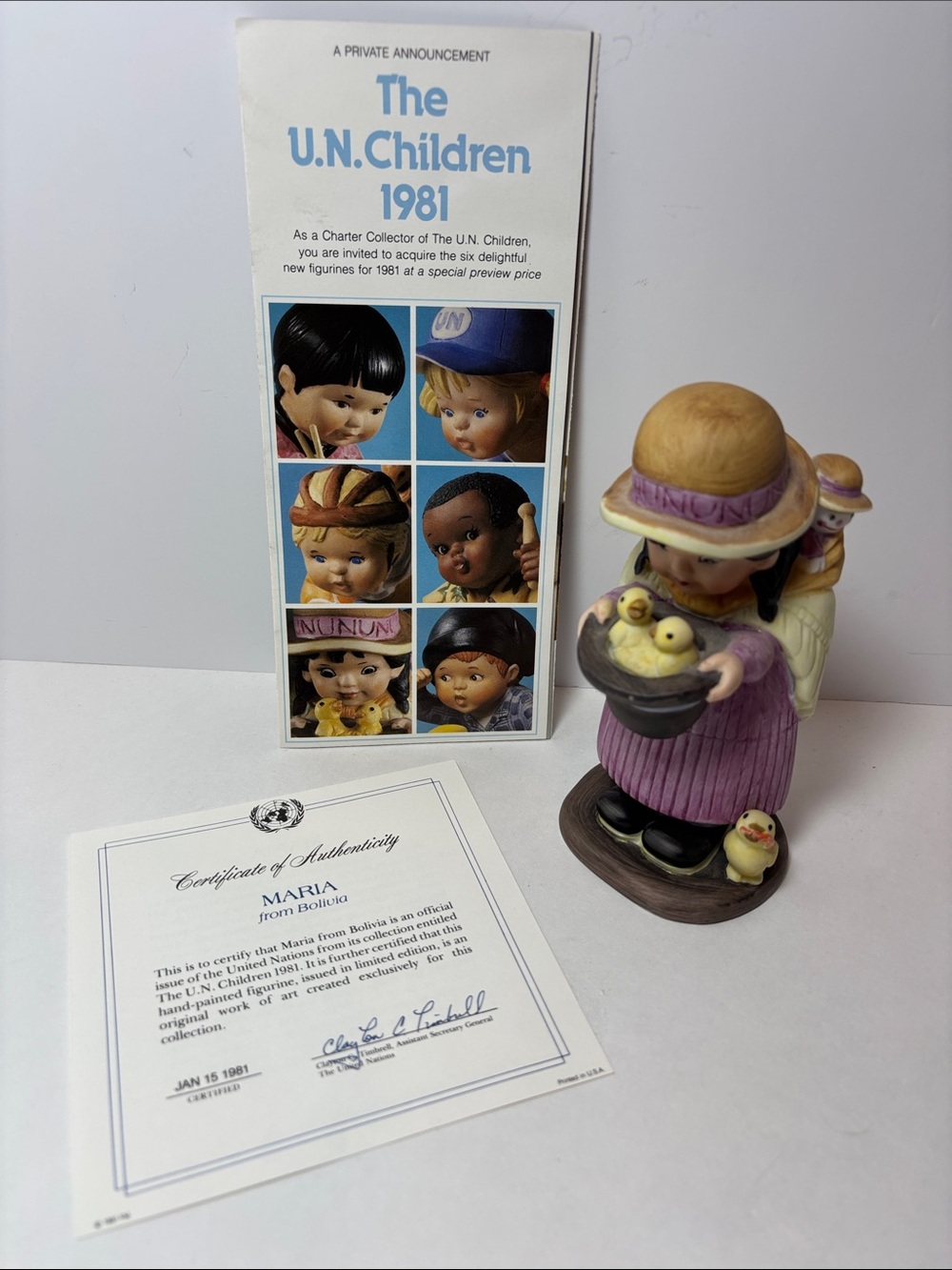 Franklin Mint Maria from Bolivia.